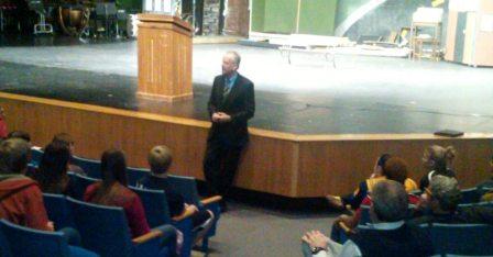 Sen. Moran Visits NW Wichita High School