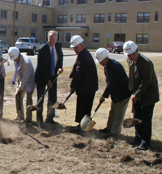 Groundbreaking of Pawnee Valley Community Hospital.