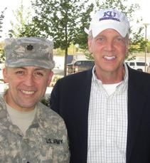 Sen. Moran with Kansan Paul Riley Serving in Afghanistan